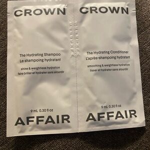 Crown Affair Hydrating Shampoo and Conditioner Set-Sample